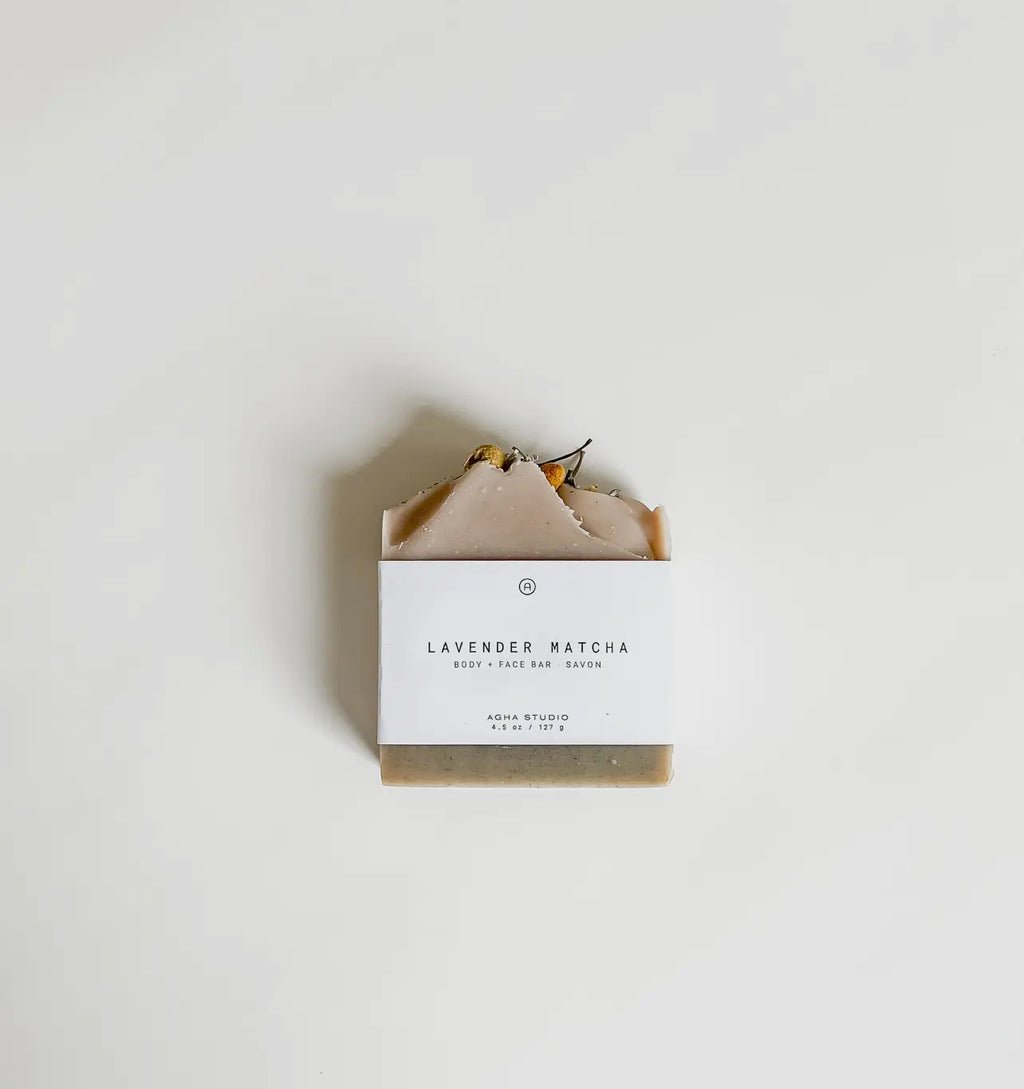 Lavender Matcha Soap Bar