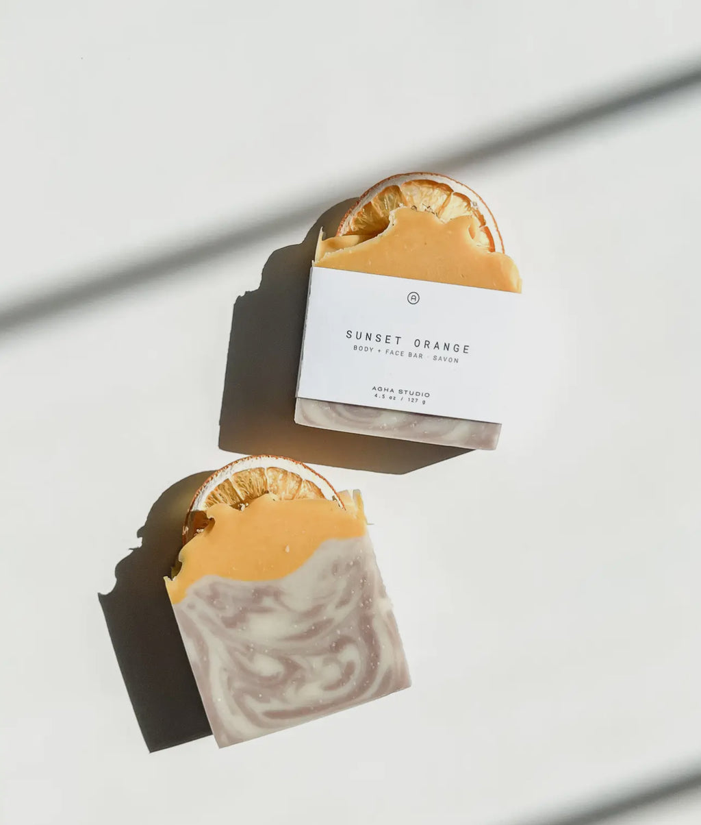 Sunset Orange Soap Bar