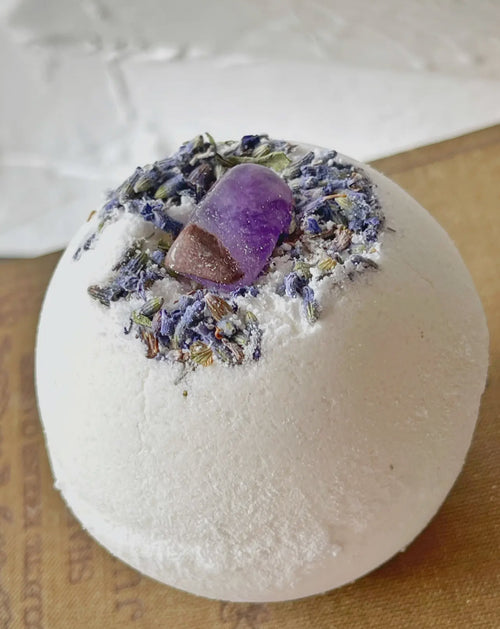Amethyst & Lavender Bath Bomb