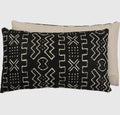 Black Geo Print Pillow