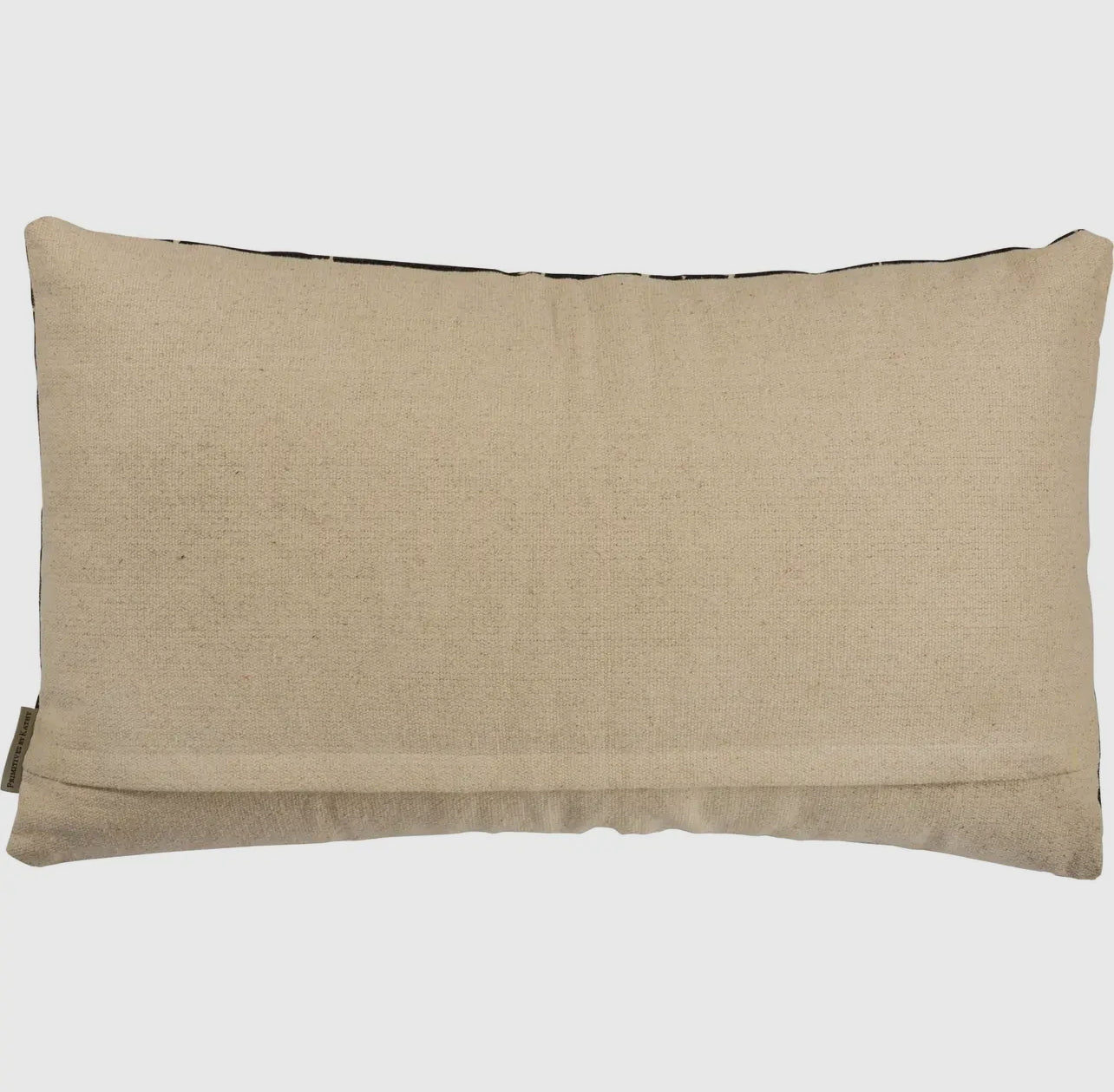 Black Geo Print Pillow