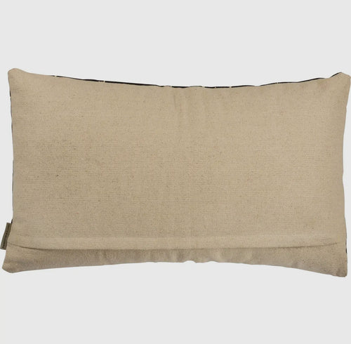 Black Geo Print Pillow