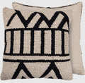 Cream Geo Print Pillow