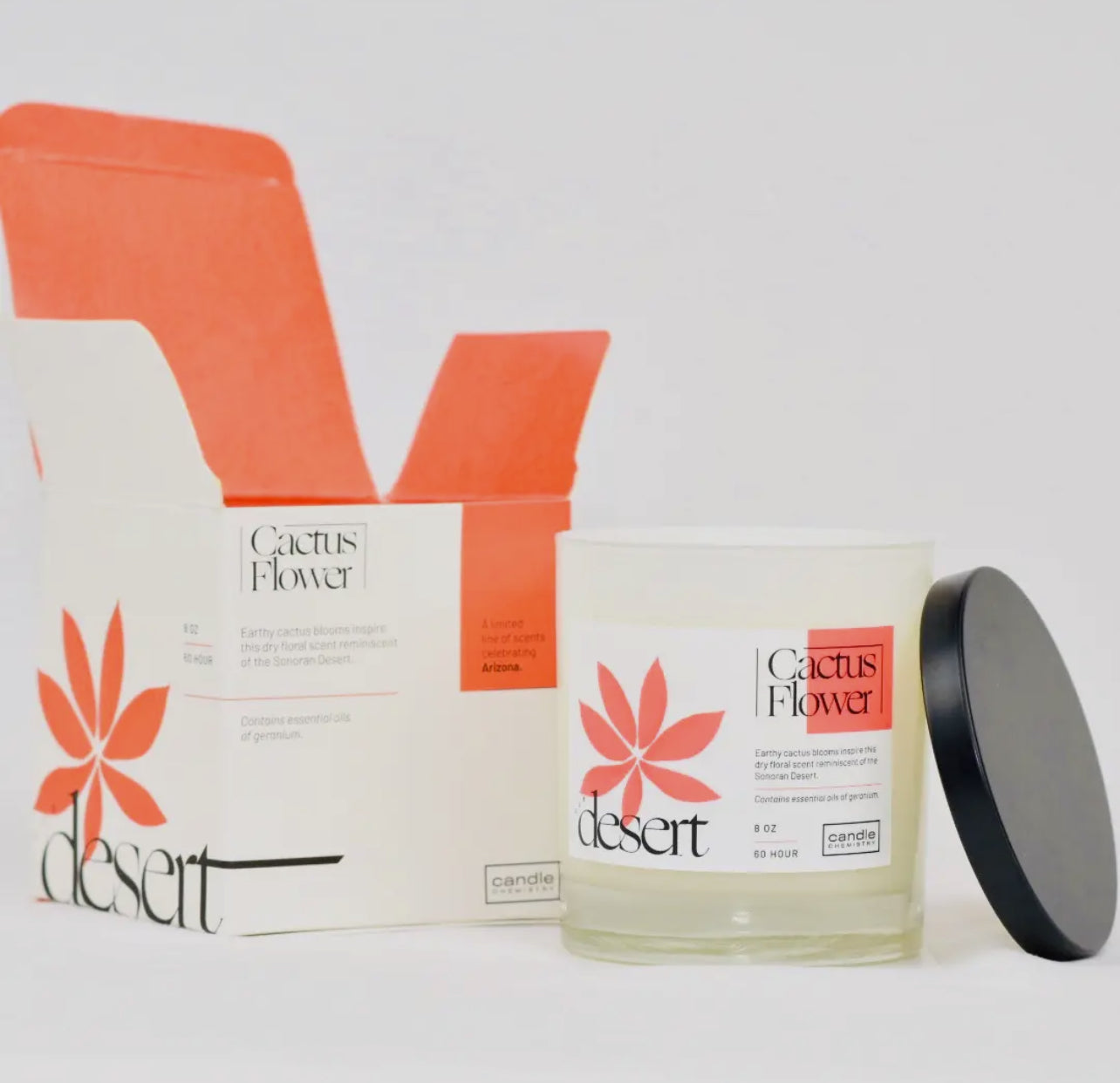 Cactus Flower Candle